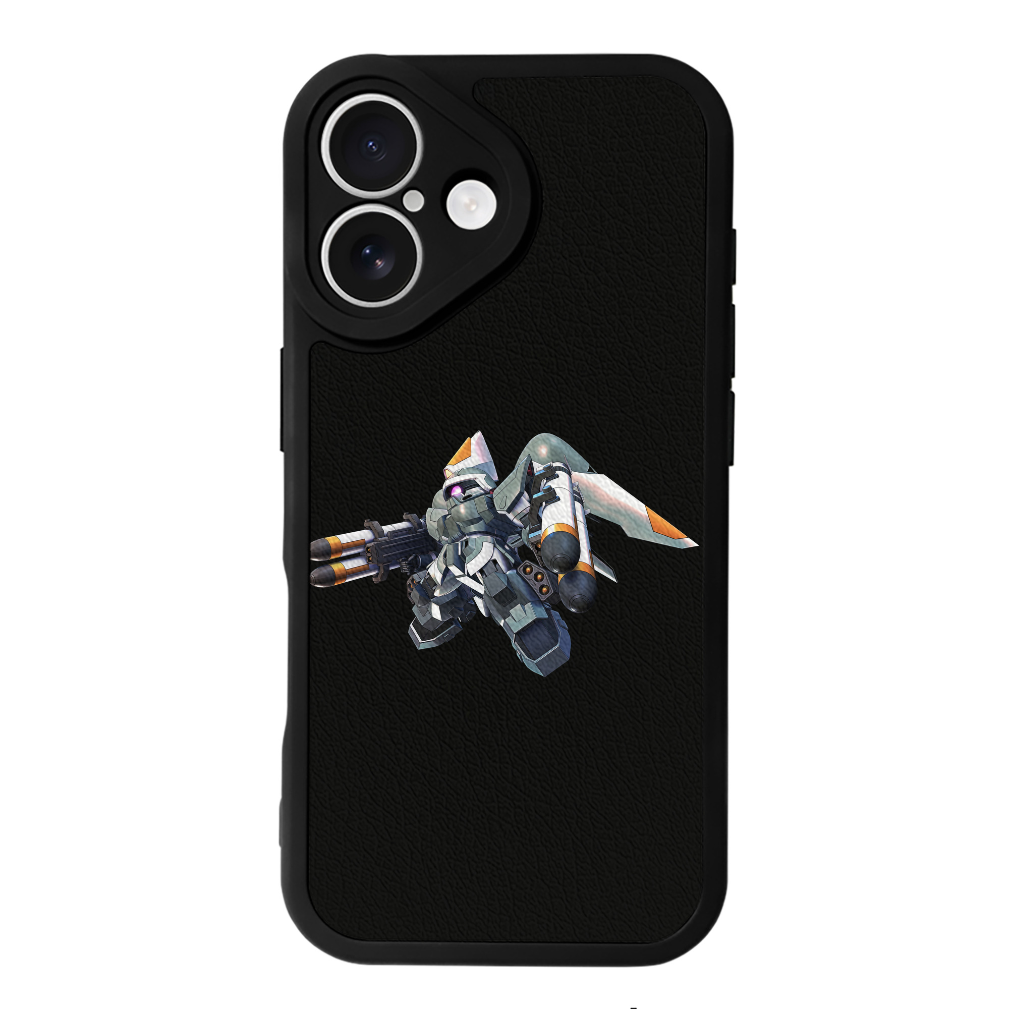 （画像用） 機動戦士ガンダム Mobile Suit Gundam 【iPhone 16シリーズ対応】シリコンスマホケース（レザー調） 材質：シリコン